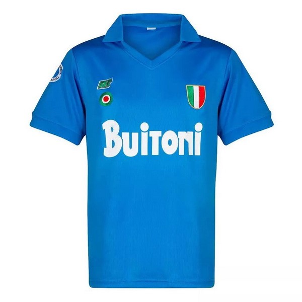 Tailandia Camiseta Napoli 1st Retro 1987-1988 Azul